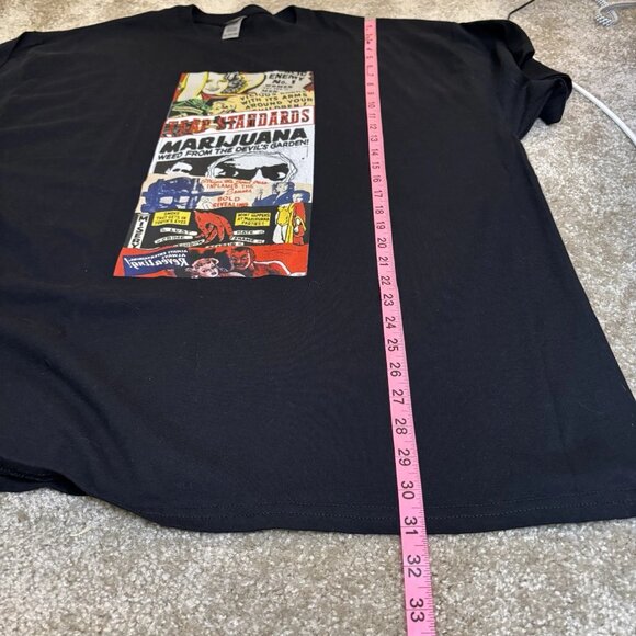 Hot Topic T Shirt Reefer Madness Graphic Comic Style Men's 2 XL Black - Picture 6 of 8